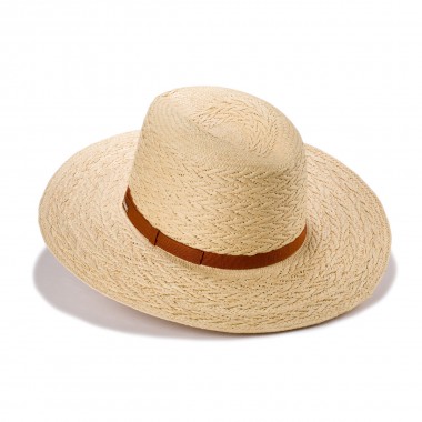 Lux ladies panama hat with...