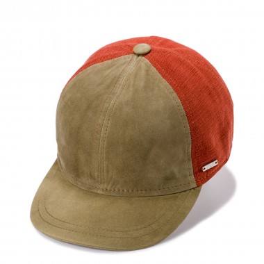 Campos leather baseball cap