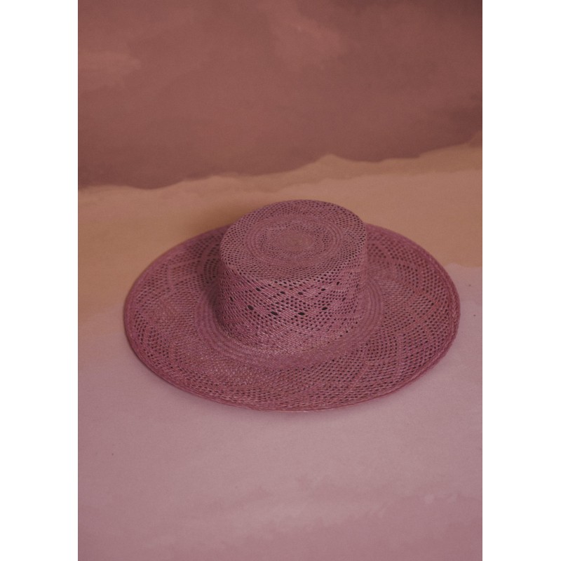 Natural straw guest hat | LA VEGA
