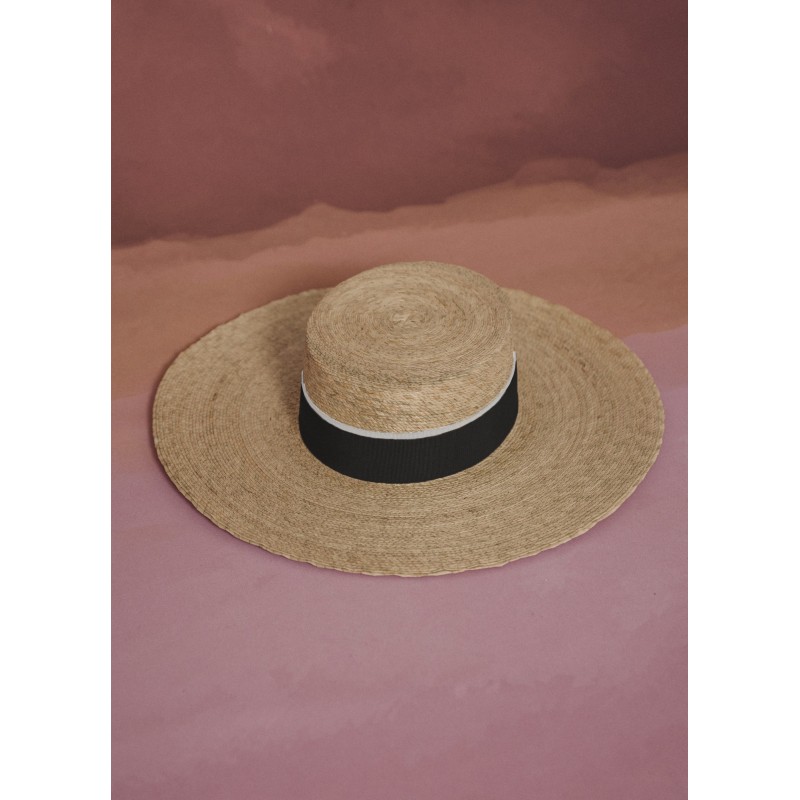 Handcrafted Mexican palm hat | MONTECRISTI