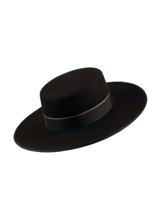 sombrero ala ancha lana