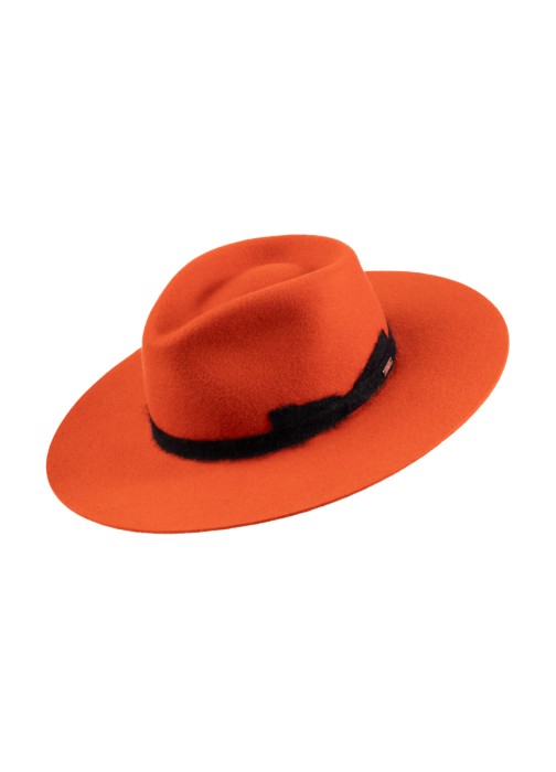 sombrero fedora de ala ancha