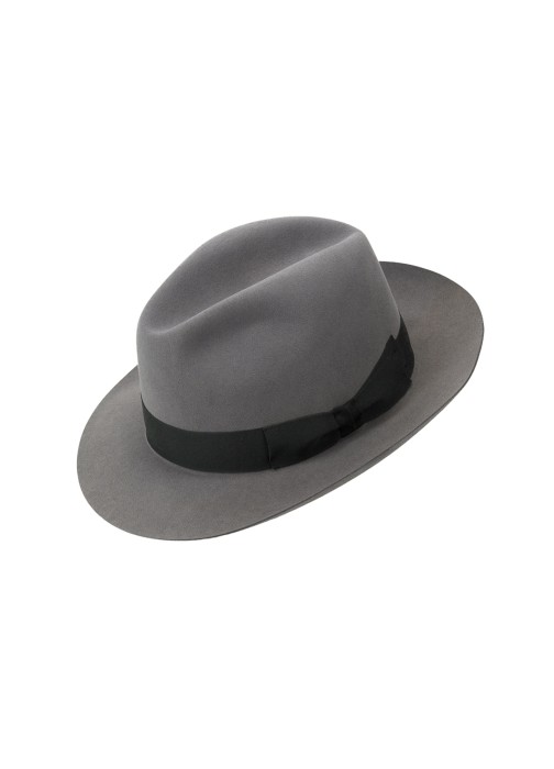 Voysey I Classic hat in beaver felt with grosgrain ribbon I Fernández y ROCHE