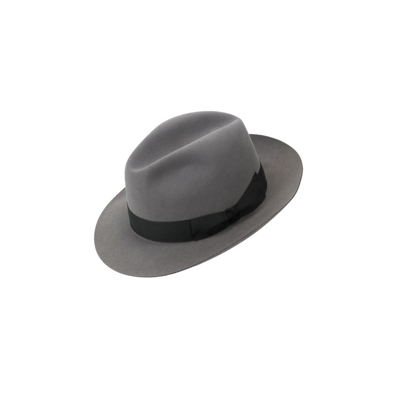 Voysey I Classic hat in beaver felt with grosgrain ribbon I Fernández y ROCHE