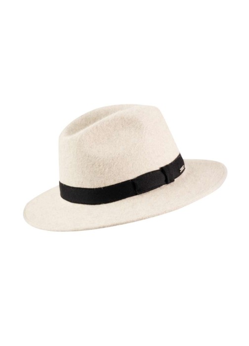 Mix fur felt hat Parker Ribbon