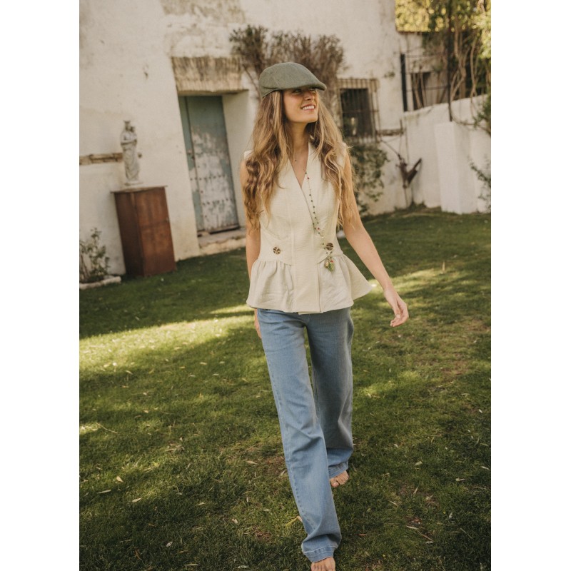 Togo, Steel gray summer men's cap | Fernández y Roche