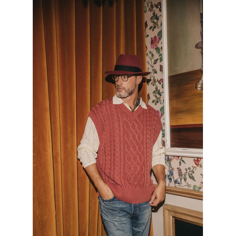 Peter I Men's fedora hat made of fur felt I Fernández y ROCHE