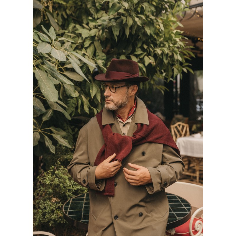 Cosme Antílope | Sombrero fedora clásico fieltro |Fernández y ROCHE