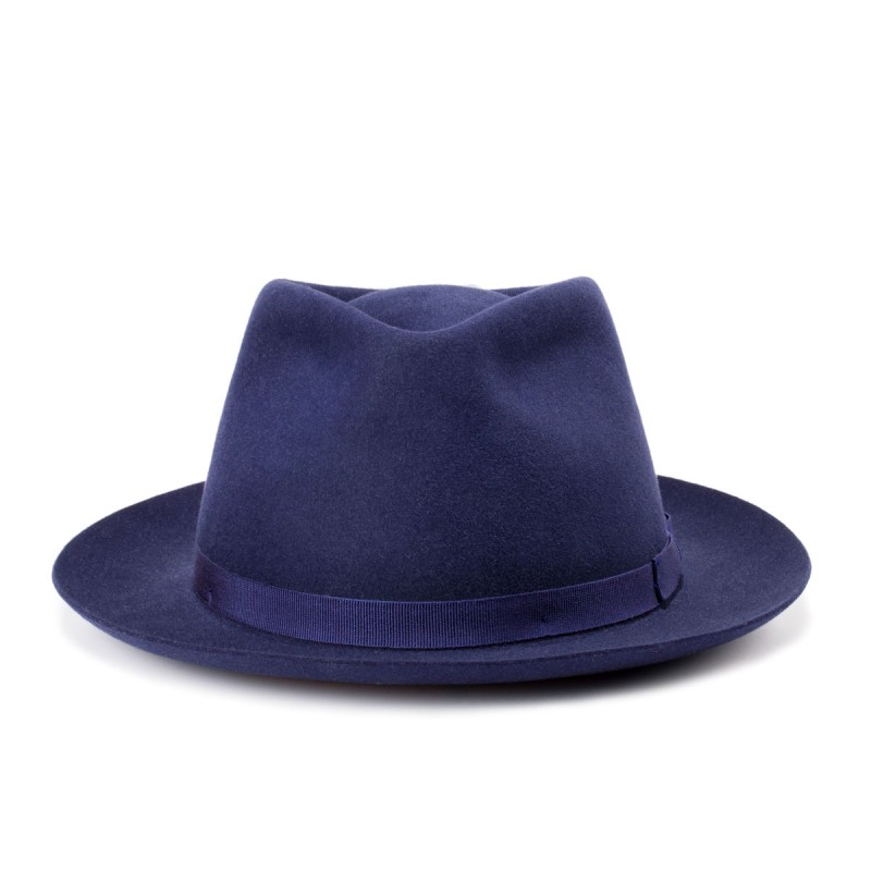 Saint Navy Fedora style fur felt hat Fernandez y Roche